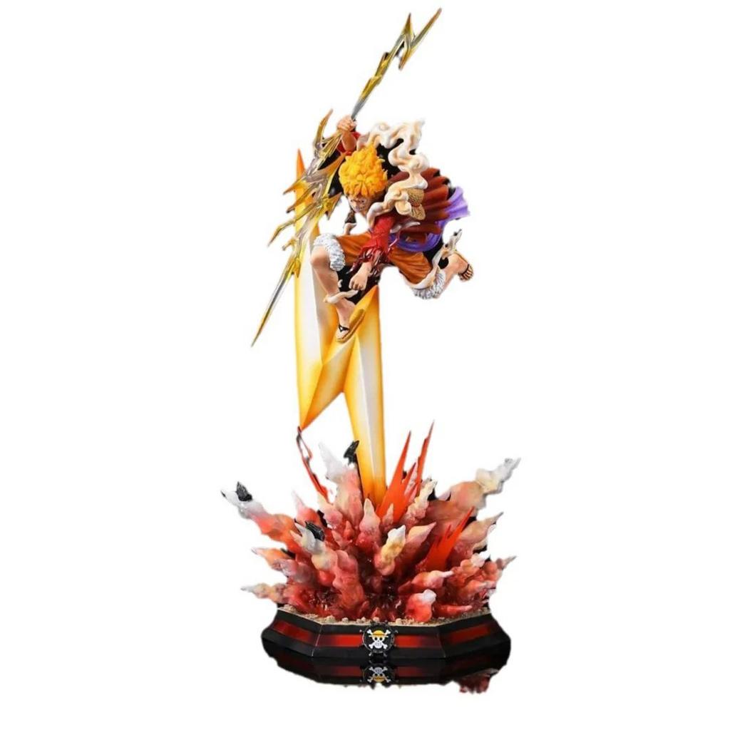 Nika Luffy LED Light-Up Statue (46cm) — Lightning Effect Action Figure Collectible — photo 3