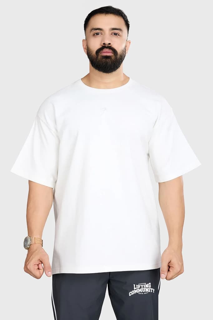 Heavyweight Oversized T-shirt White — photo 5