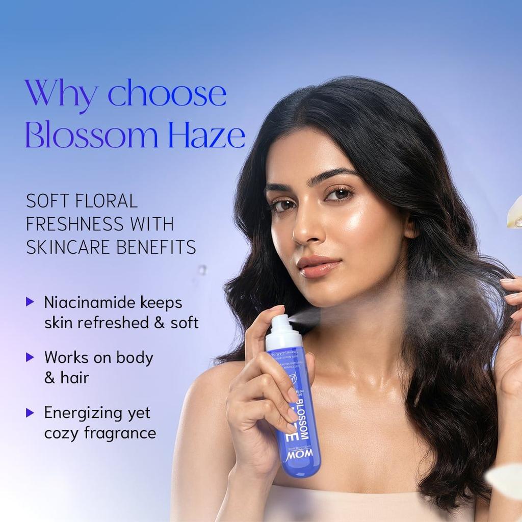 Blossom Haze Hair & Body Mist Warm Woods & Floral Elegance