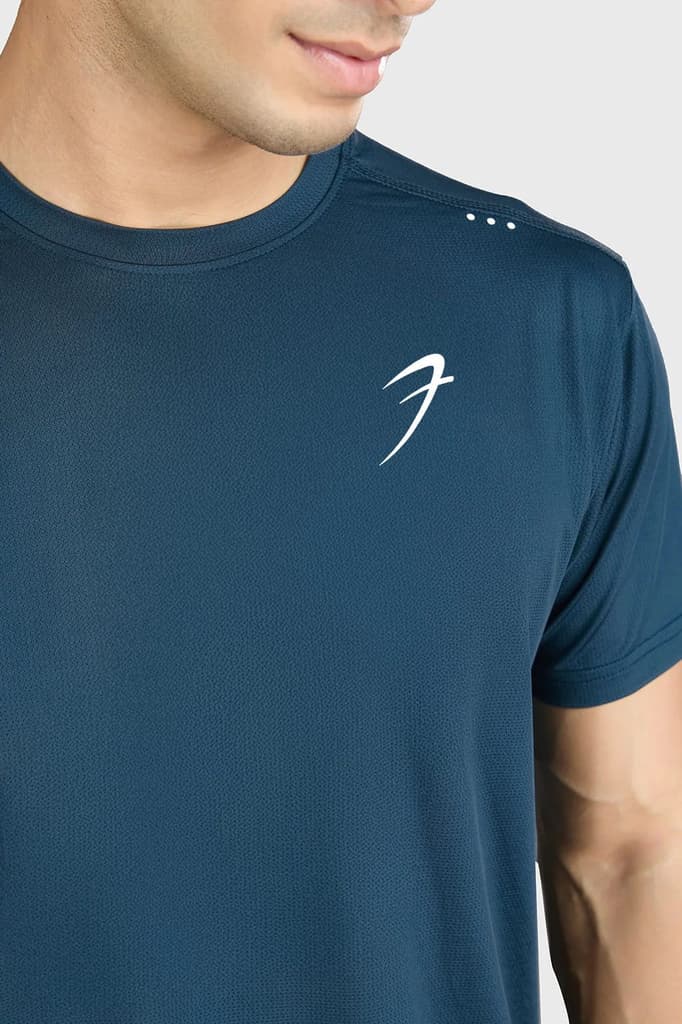Laser Cut Running T-shirt Orion Blue — photo 4