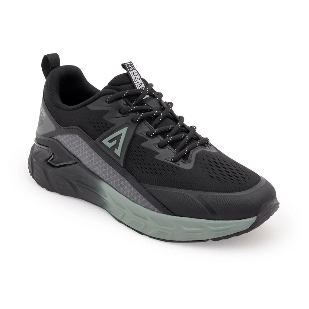 Trail Running Shoes for Men in Green & Black | Low-Cut Outdoor