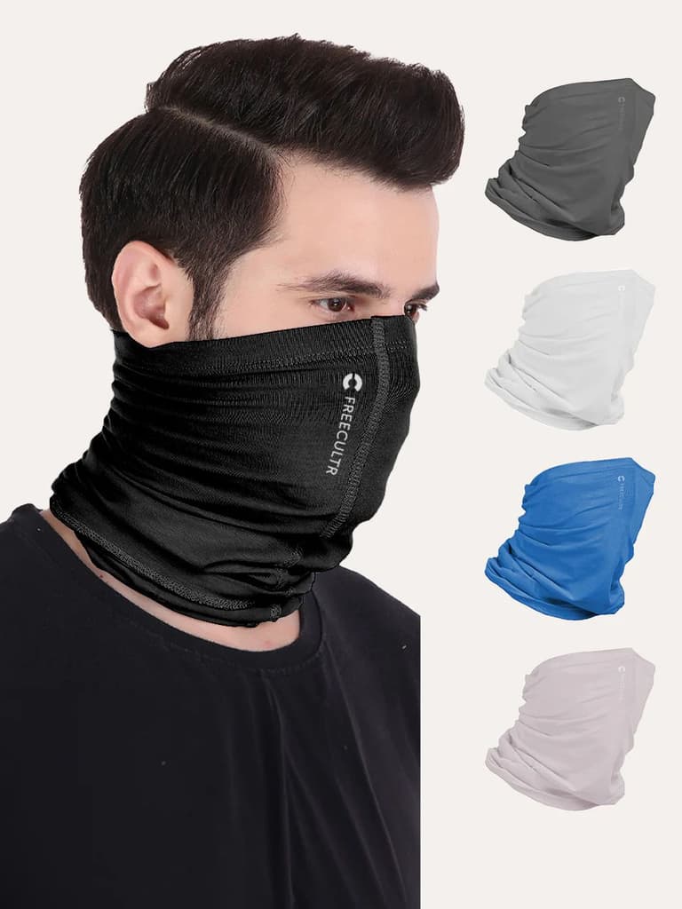 Unisex Organic Bandana Masks - Plain (Pack of 5) — photo 6
