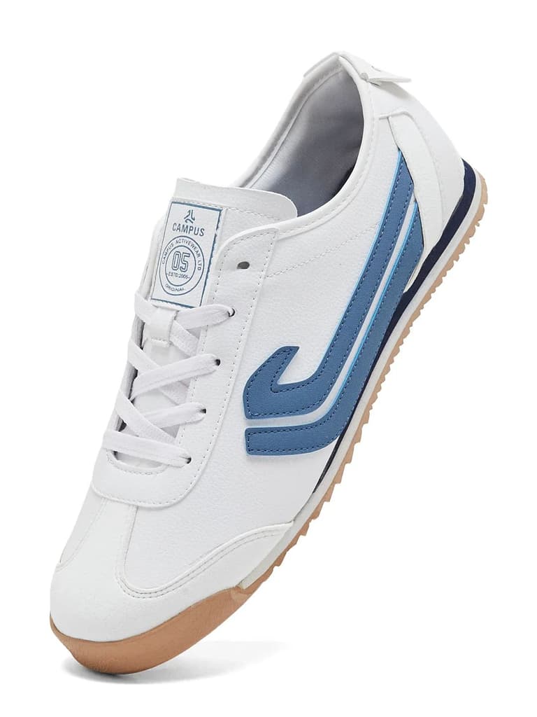 DENARO White Men's Sneakers — photo 3
