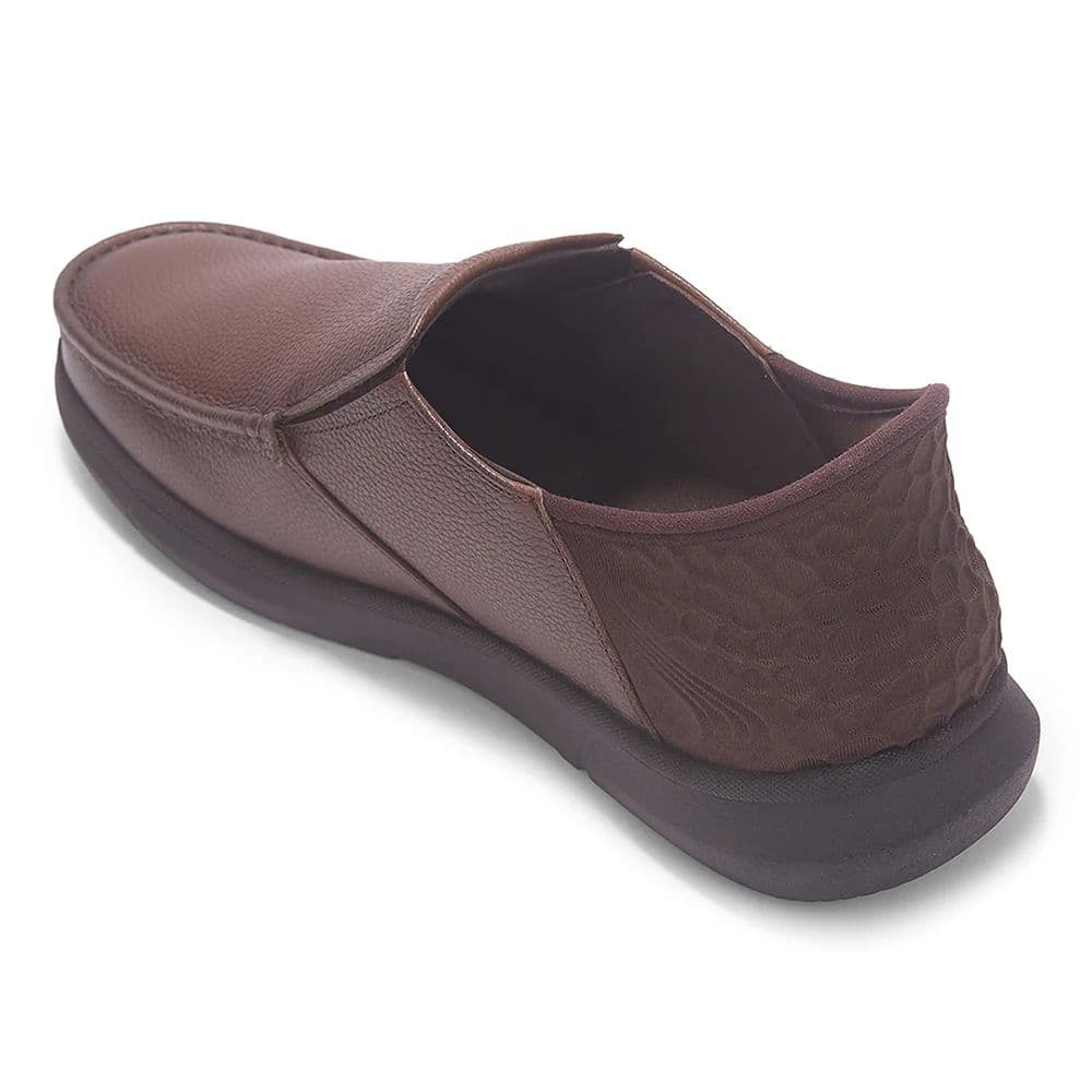 Healers Brown Formal Non Lacing Moccasin For Men S201-02 By Liberty — photo 4