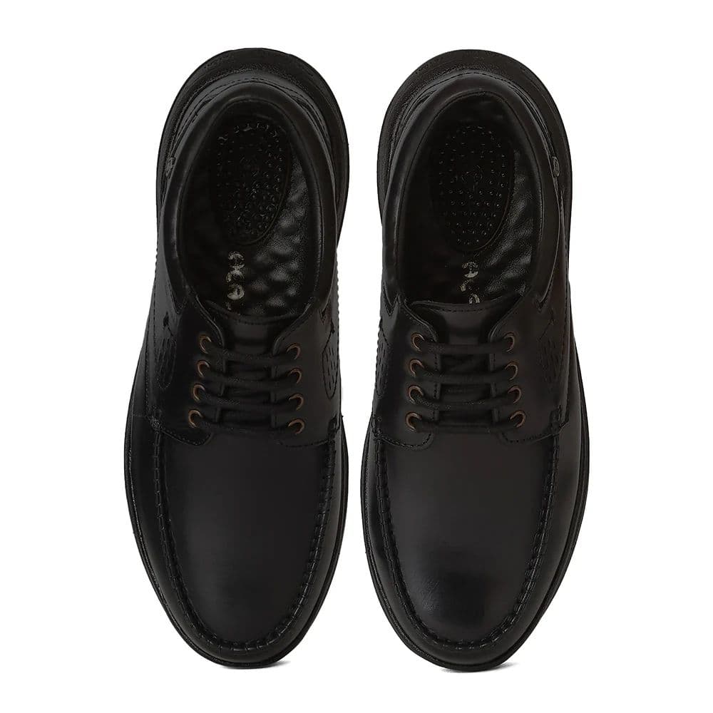Healers LER-1 Men's Black Formal Derby Shoes with Advanced GEL INSOLE Technology — photo 6