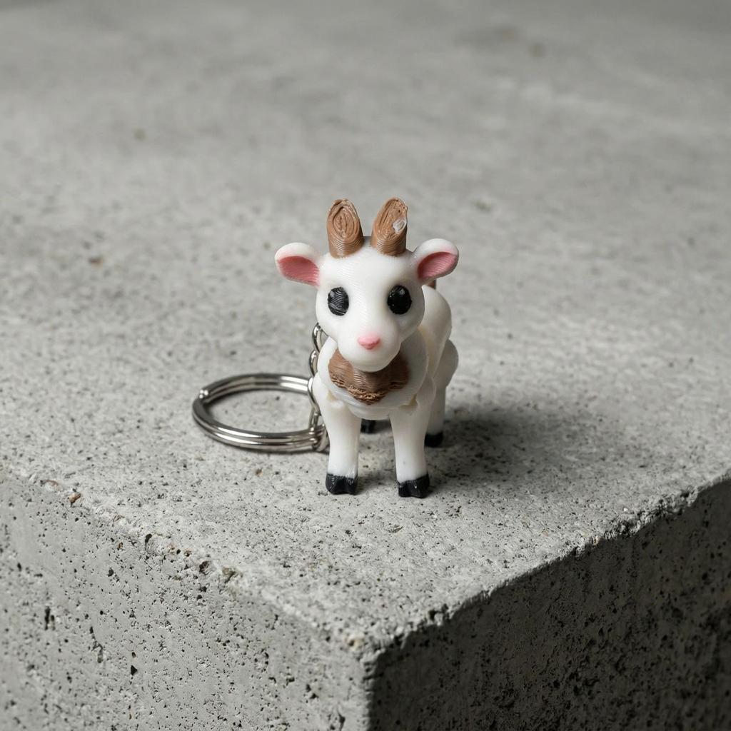 Goat Keychain