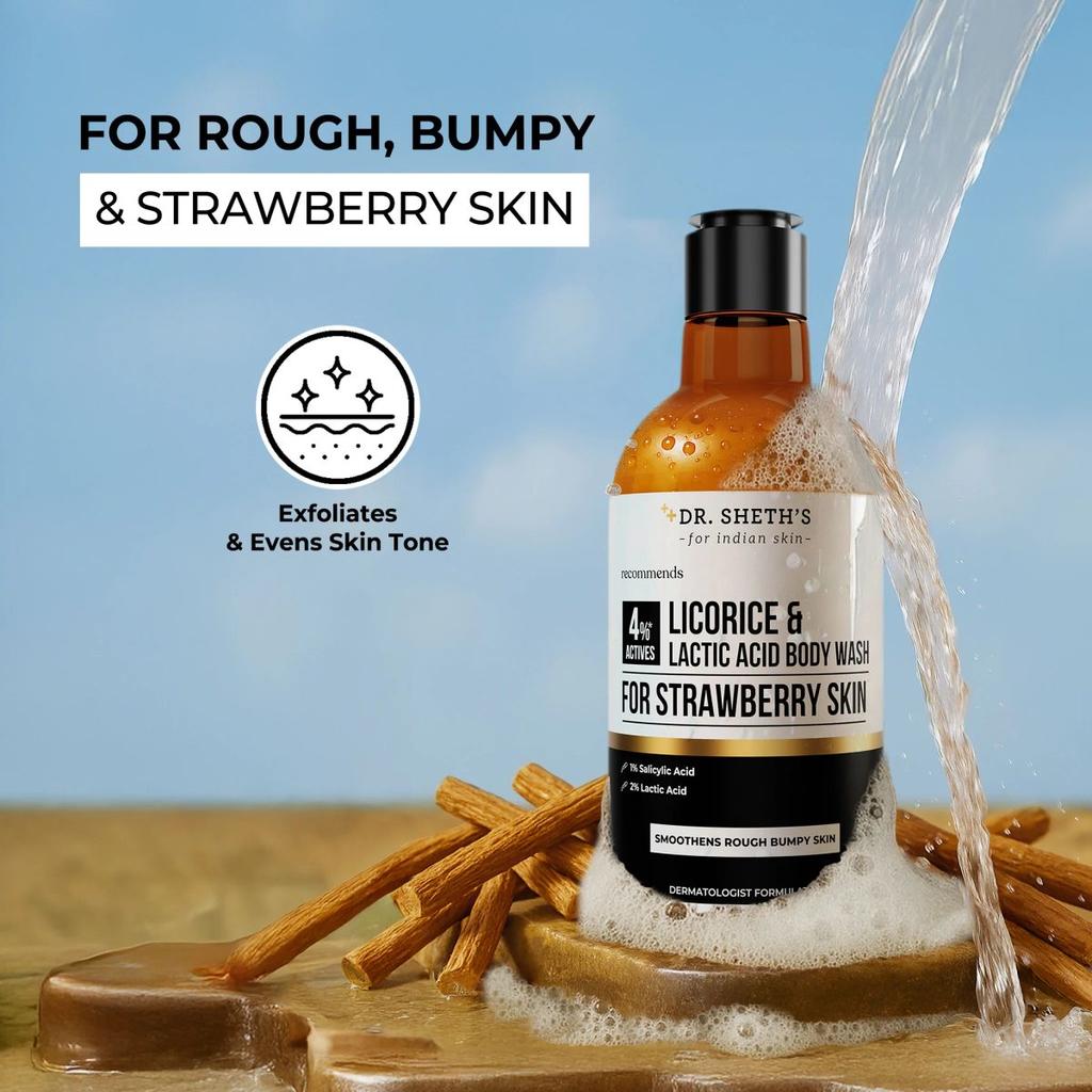 Licorice & Lactic Acid Body Wash - 250ml