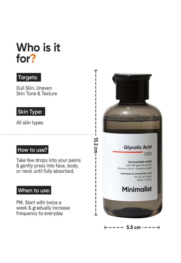 Glycolic Acid 8% Exfoliating Liquid