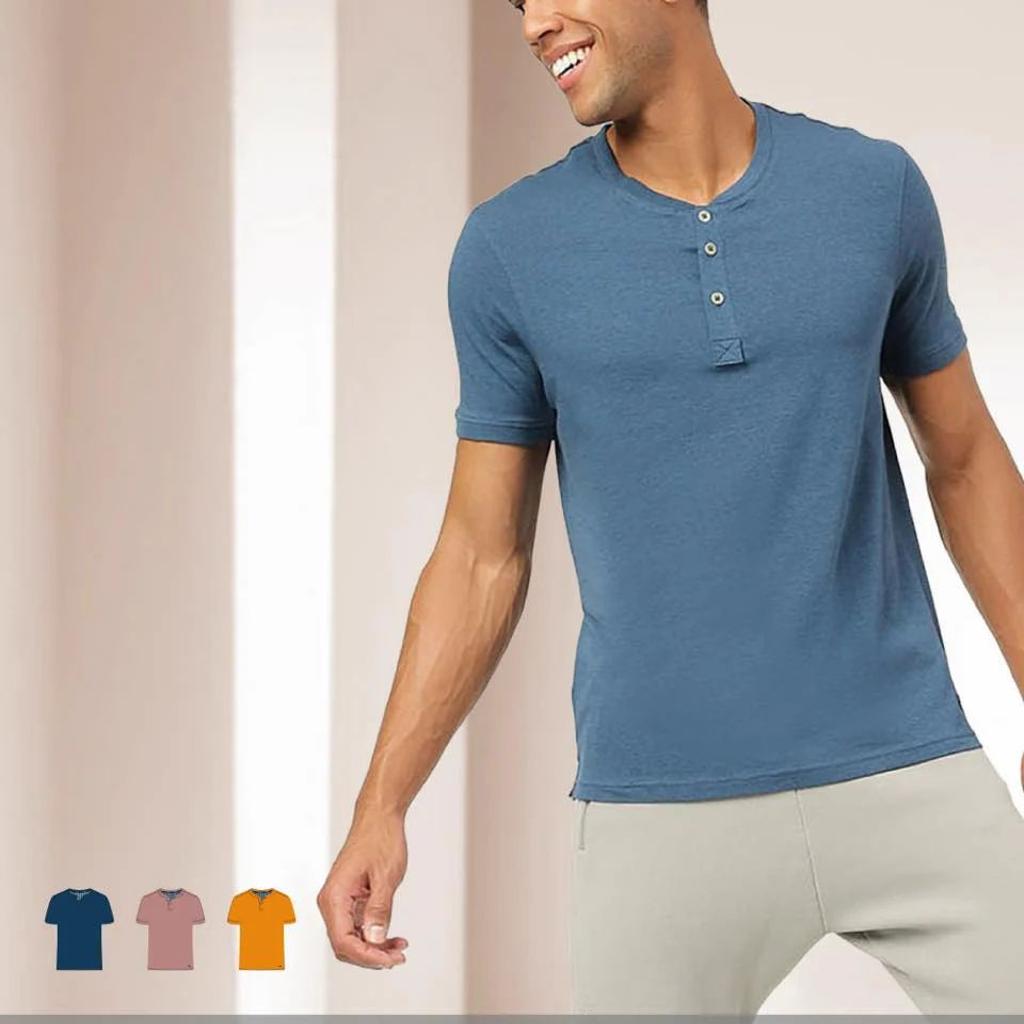 Henley 2.0 - Half Sleeves (Pack of 3)