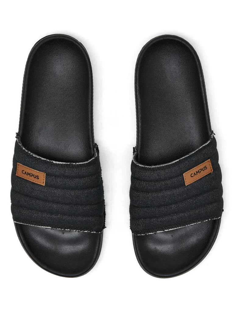 SL-473 Black Men's Slides — photo 4