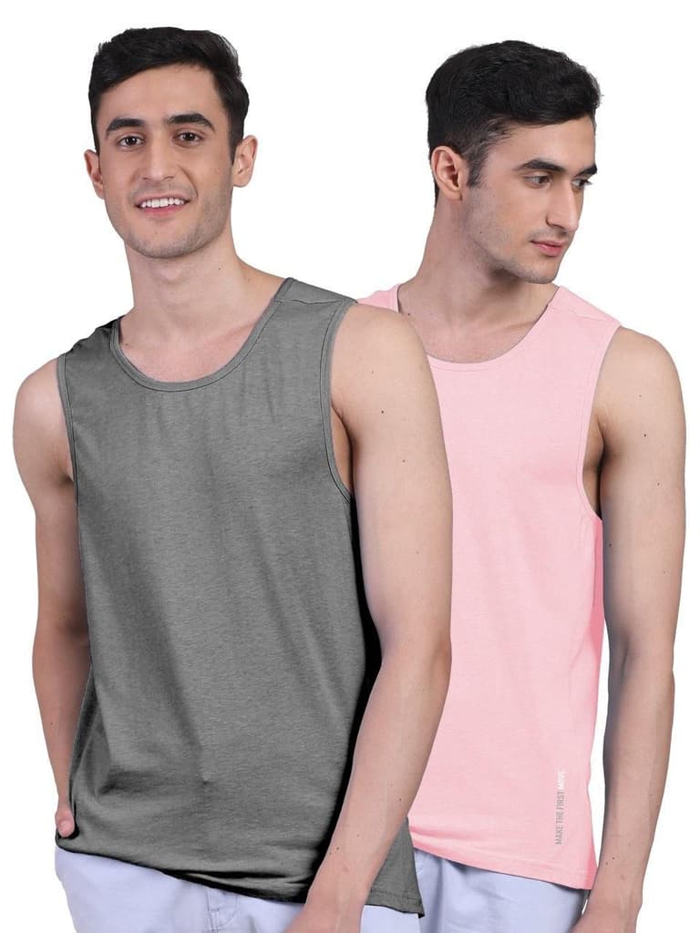 Twin Skin Organic Bamboo Vest - Active Fit (Pack of 2) — photo 2