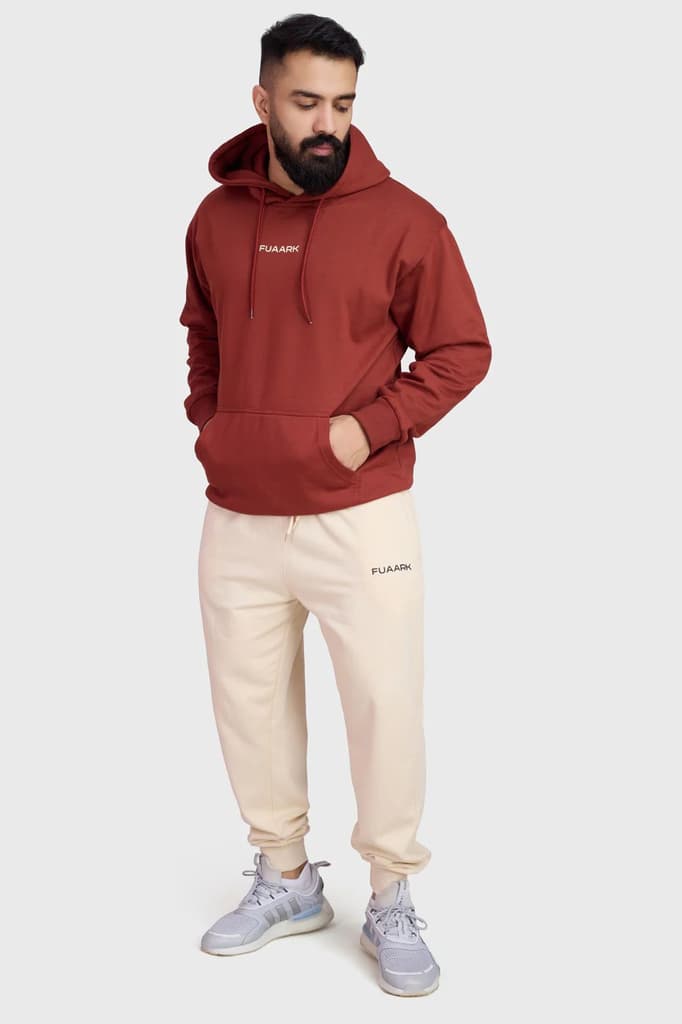 Signature Oversized Hoodie Rust — photo 2