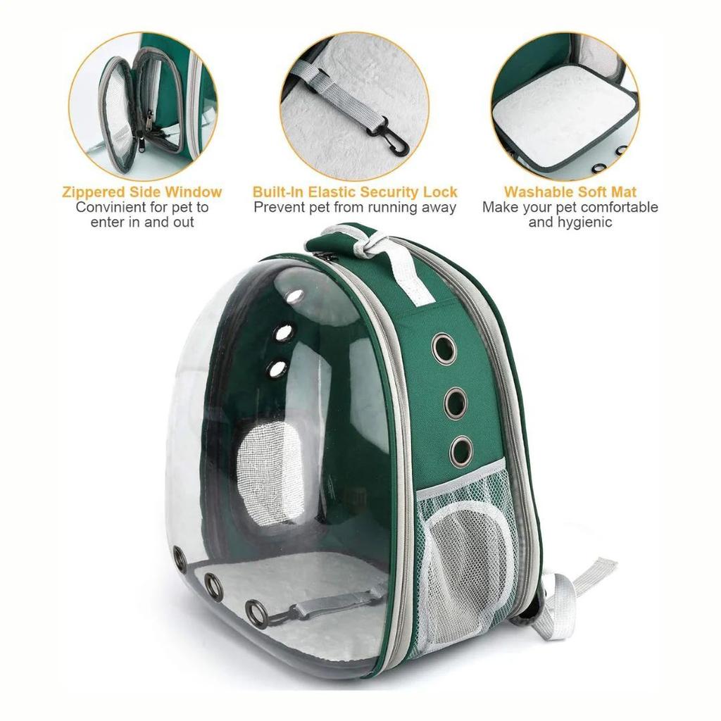 Pet Carrier Backpack | Breathable Travel Capsule for Puppies & Kittens — photo 4