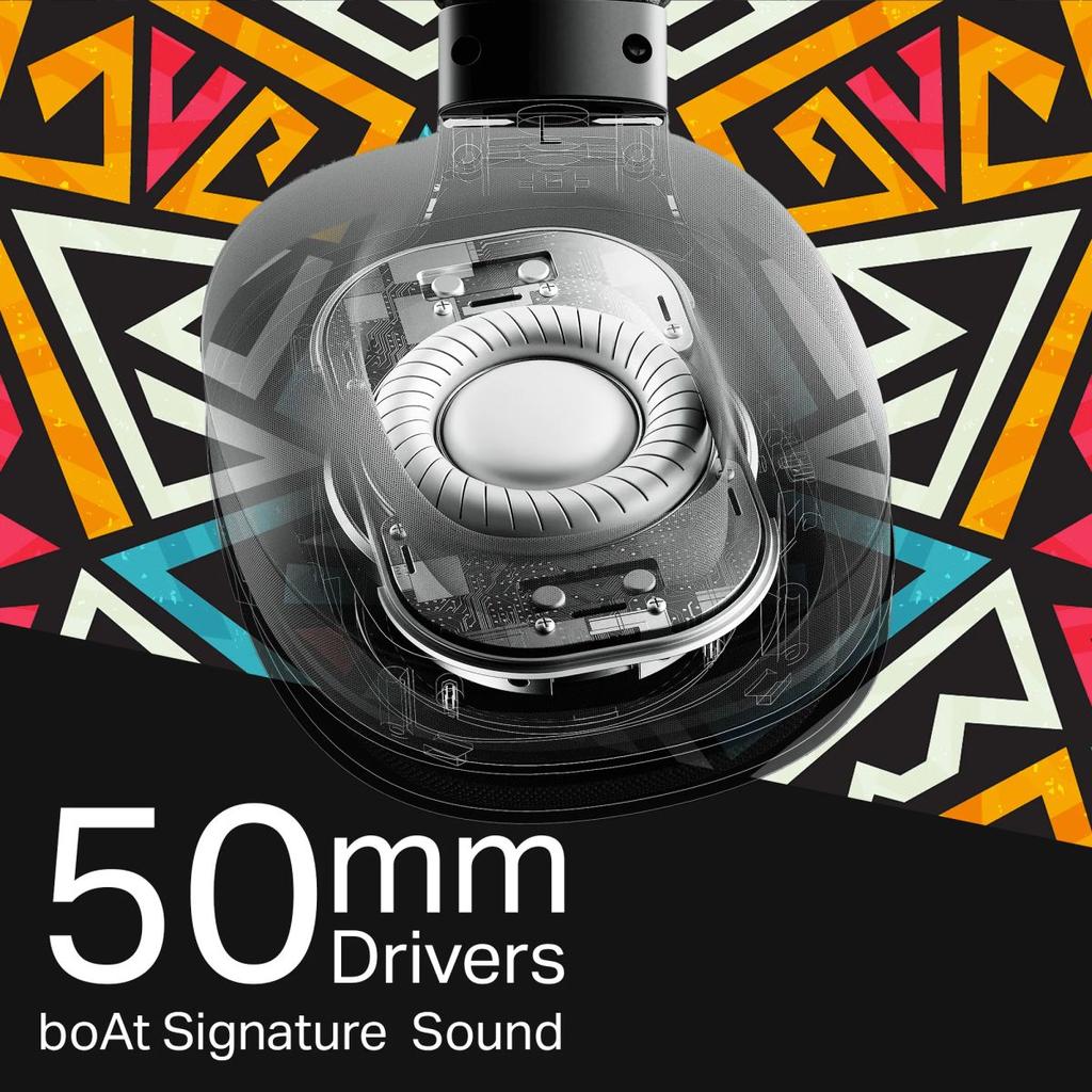 boAt Rockerz Plus 550 | Wireless Headphones with 100H Playback, 50mm Drivers & boAt Signature Sound — photo 6