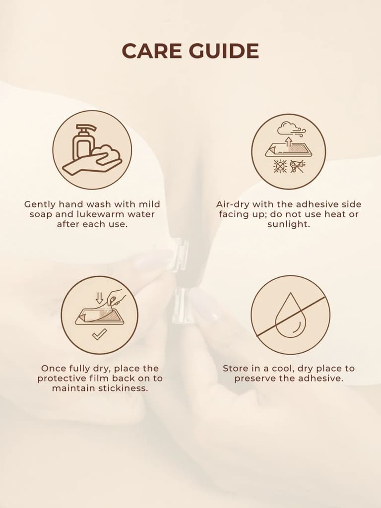 Adhesive Bra with Front Clip – Cotton, AirLock Glue, Extra Lift & Shape, Seamless Invisible Finish — photo 6