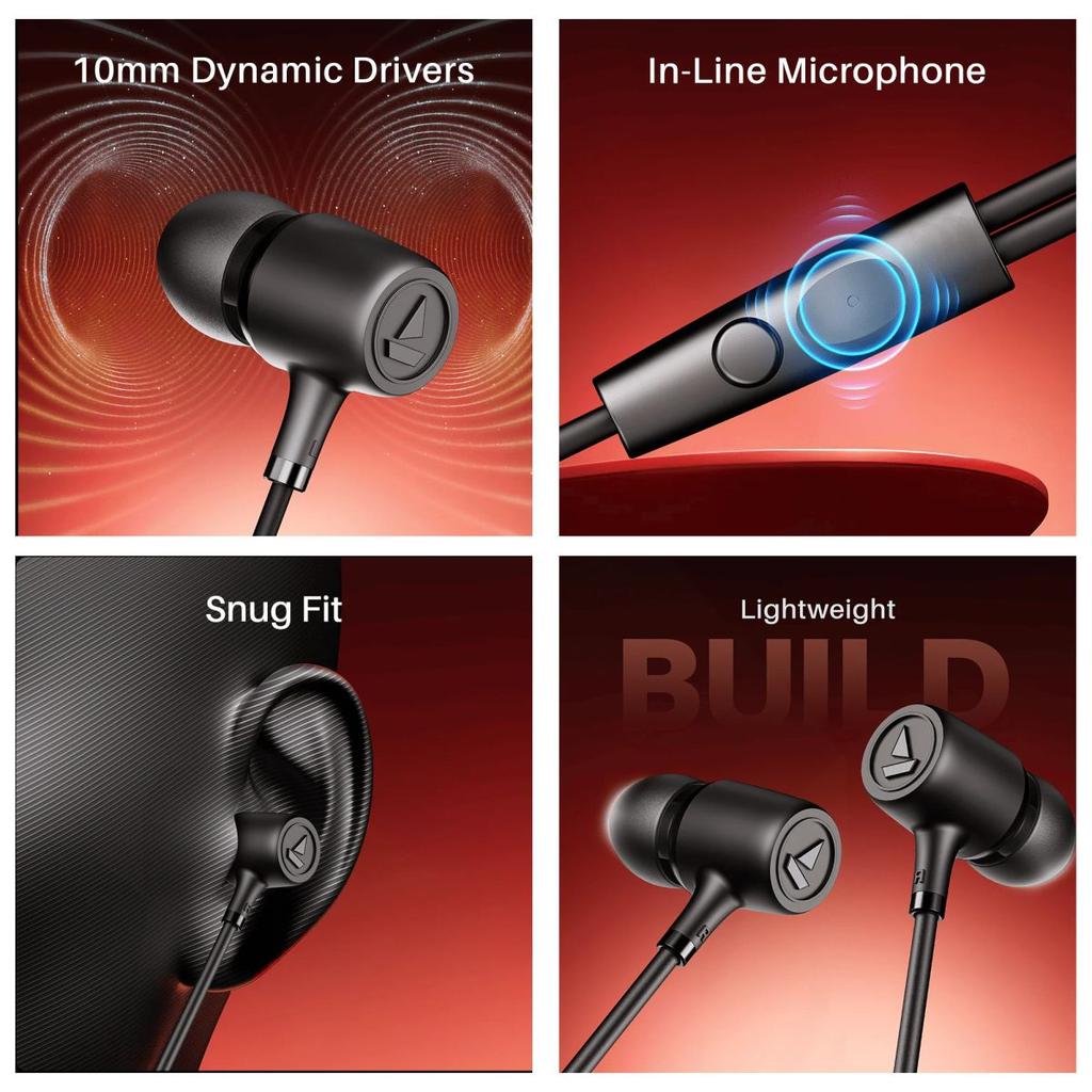 boAt BassHeads 85 | In-Ear Wired Earphones with 10mm Drivers & Mic — photo 7