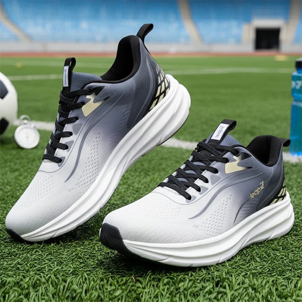 Leap7X DRIVSTEP-E Navy Blue Sports Lacing Running Shoes for Men by Liberty — photo 2