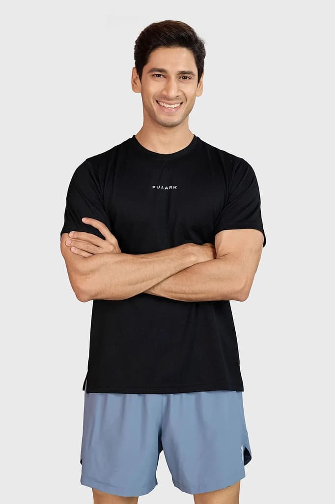 Slate Running T-shirt Black — S
