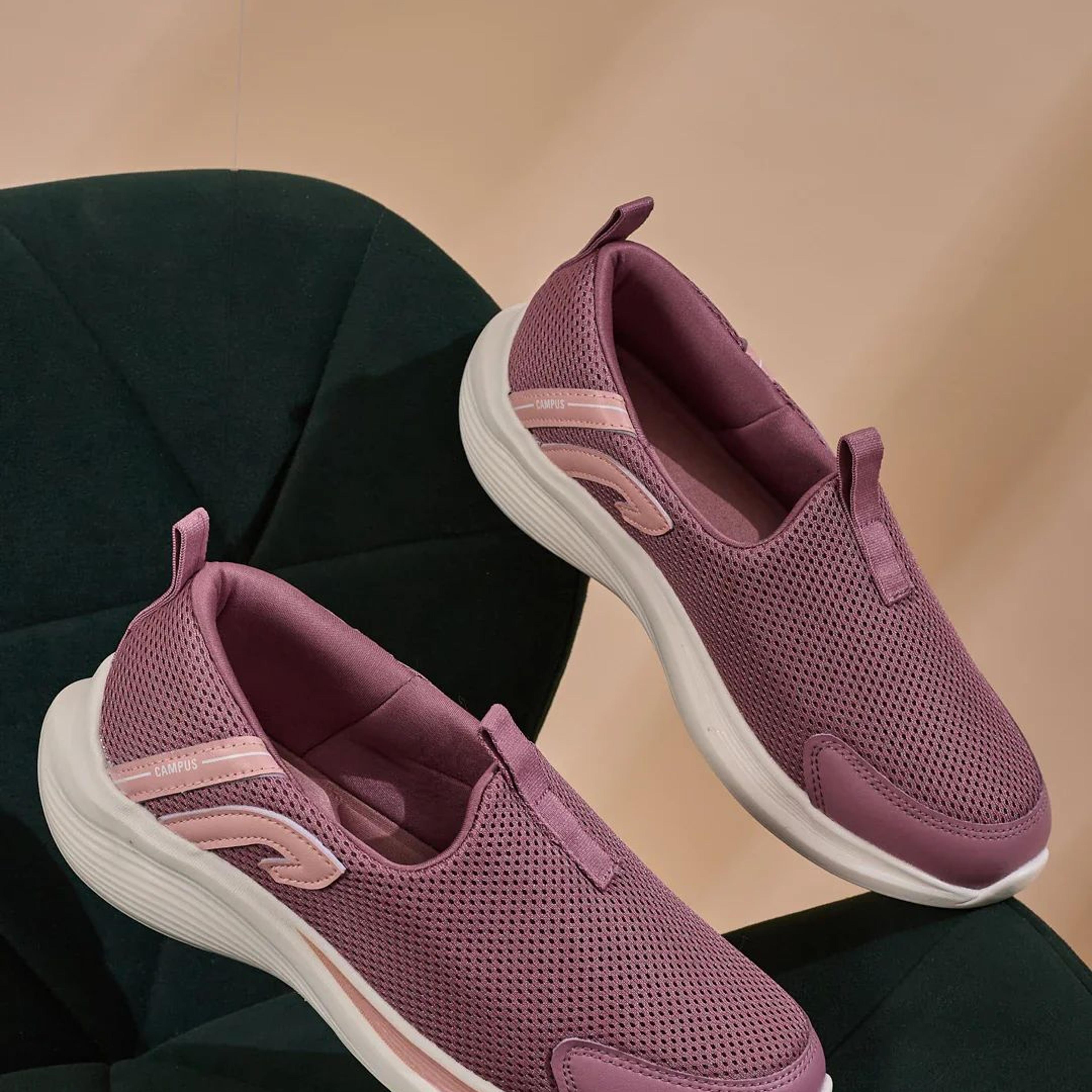 AMBLE Mauve Women's Walking Shoes