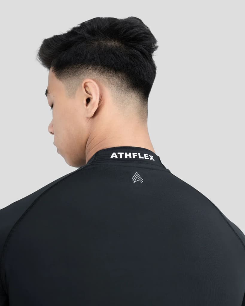 Hustle High Neck Full Sleeve Compression T-shirt — photo 5