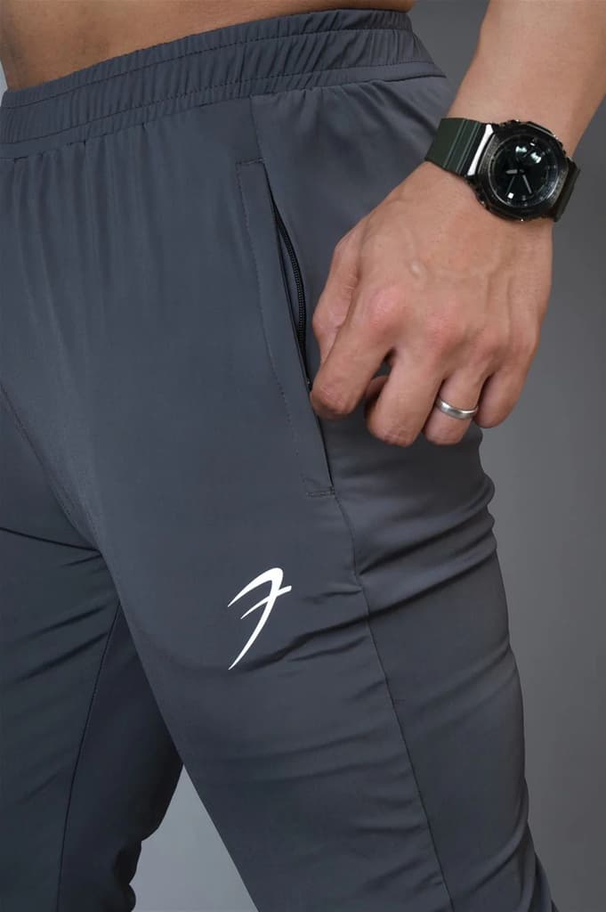 Identity Nylon Joggers Dark Grey — photo 3