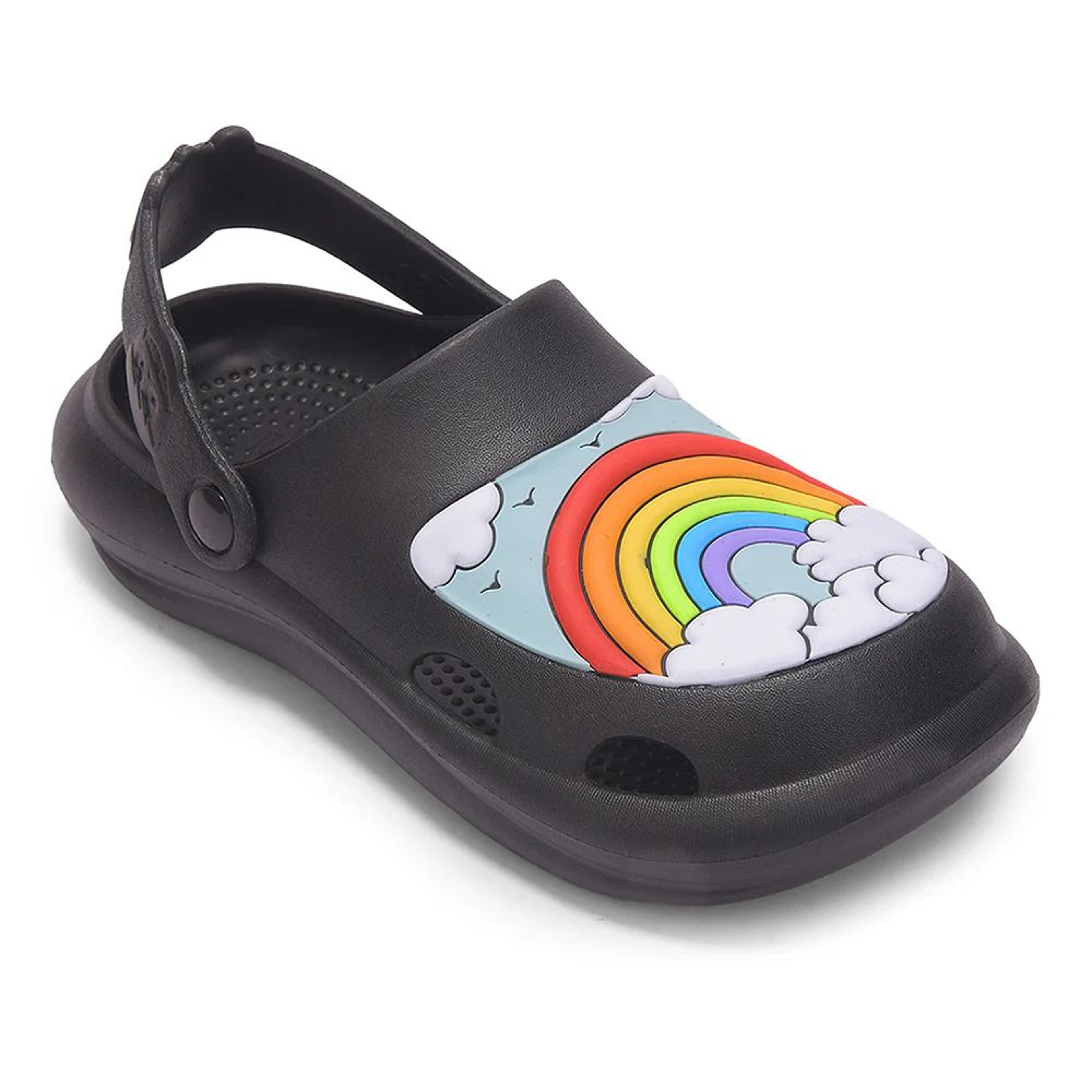 Lucy & Luke VIVO-10 Black Casual Clogs Sandal for Kids by Liberty