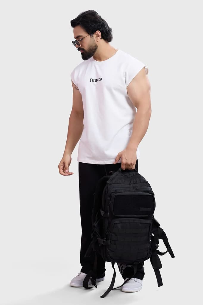 Blackout Capsleeves Tank White — photo 3