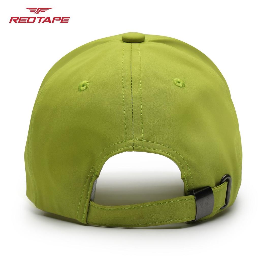 Unisex Neon Green Solid Polyester Baseball Cap with Adjustable Strap — photo 8