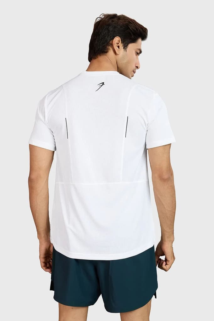 Slate Running T-shirt White — S