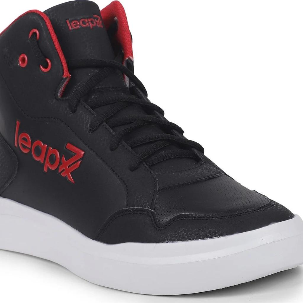 Leap7x Casual Black Lacing Sneakers VENOUR-1E By Liberty — photo 4