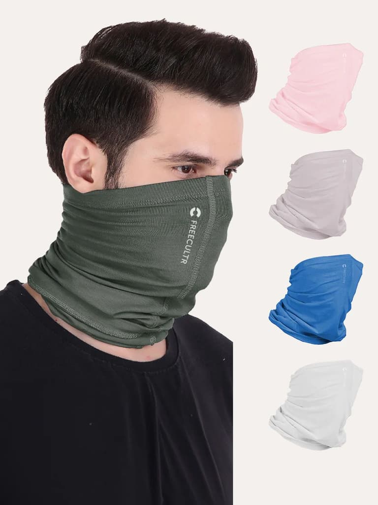 Unisex Organic Bandana Masks - Plain (Pack of 5) — photo 2