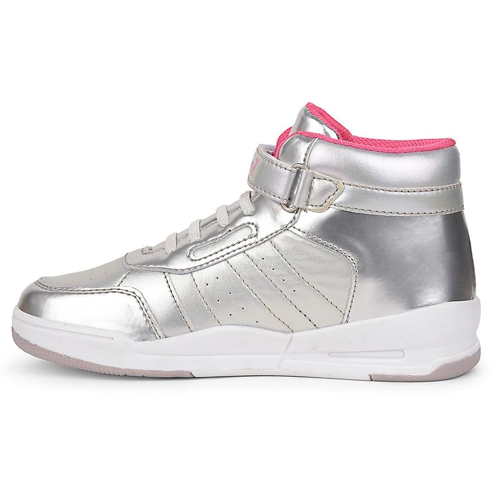 Leap7x Silver Sports Non Lacing Walking Shoes For Kids ENVY By Liberty — photo 3