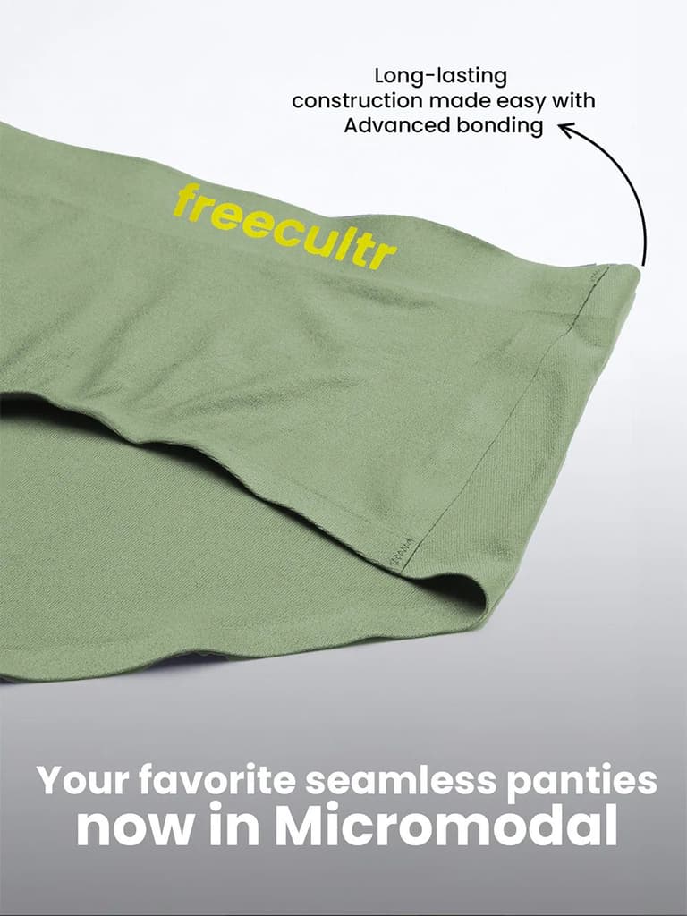 Seamless No Show Micro Modal Hipster panties pack of 2 — photo 4