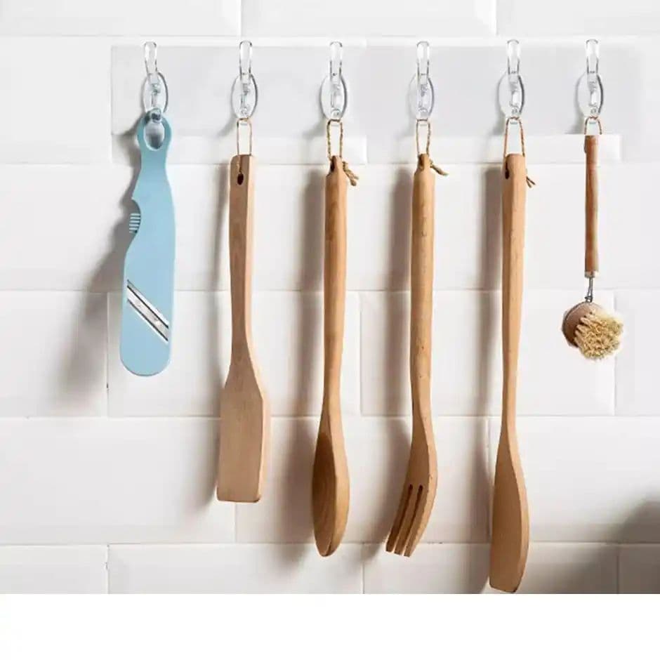 SE7EN Multipurpose Self Adhesive 6 hooks Hanger Strip — photo 2