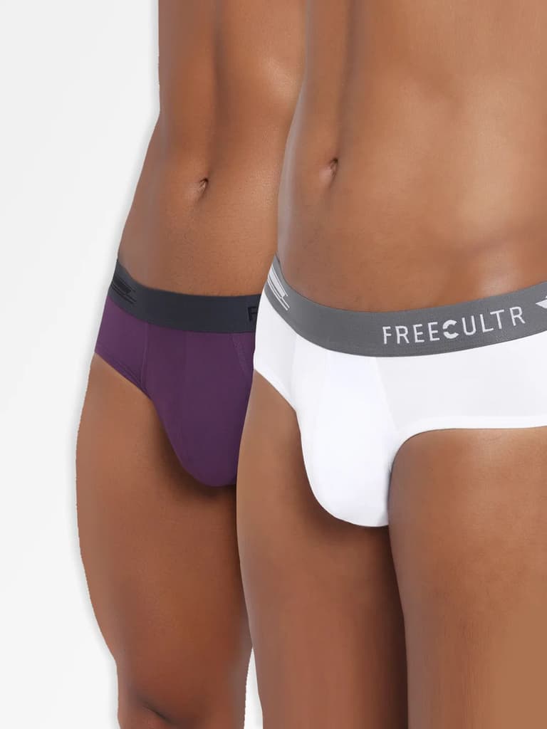 Men's Anti-Bacterial Micro Modal Brief in Contrast Waistband (Pack of 2) — photo 2