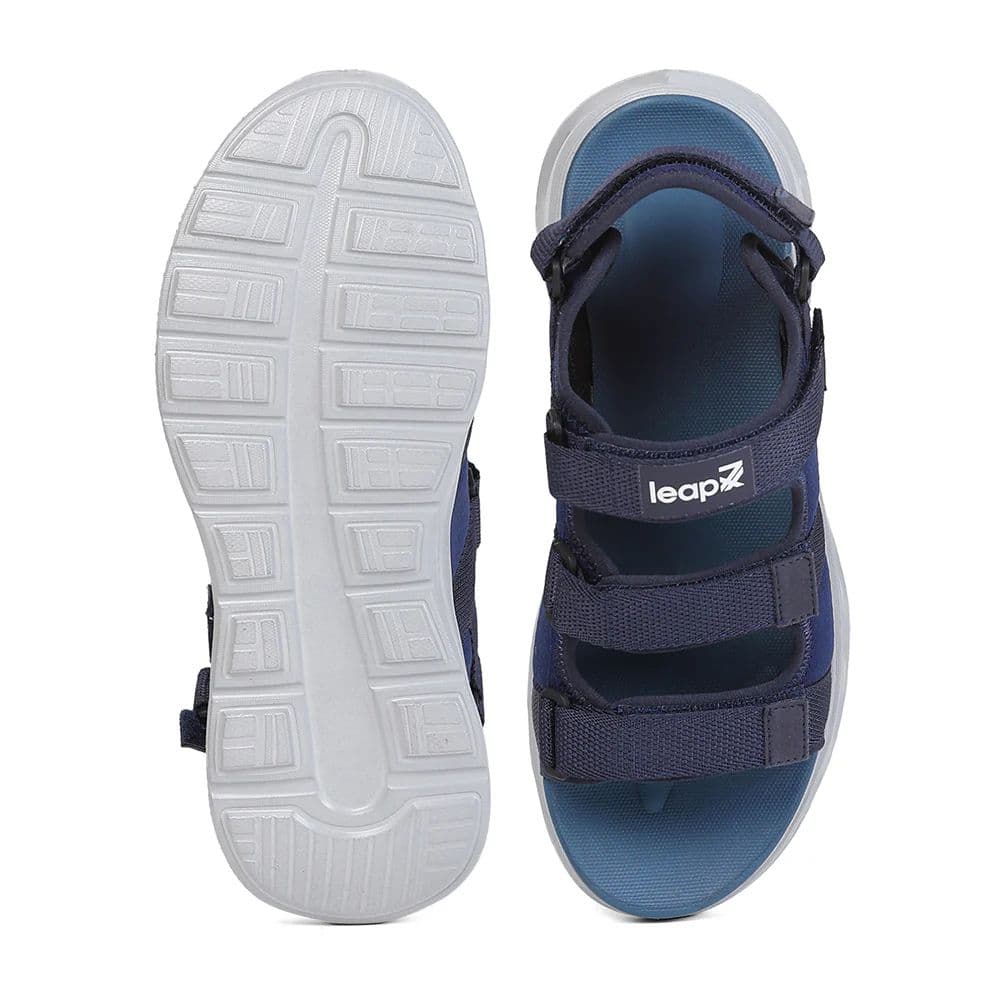 Leap7X AIRFLOW-S2 Men's Navy Blue Casual Sandals - Velcro Closure with Airflow Outsoles — photo 4