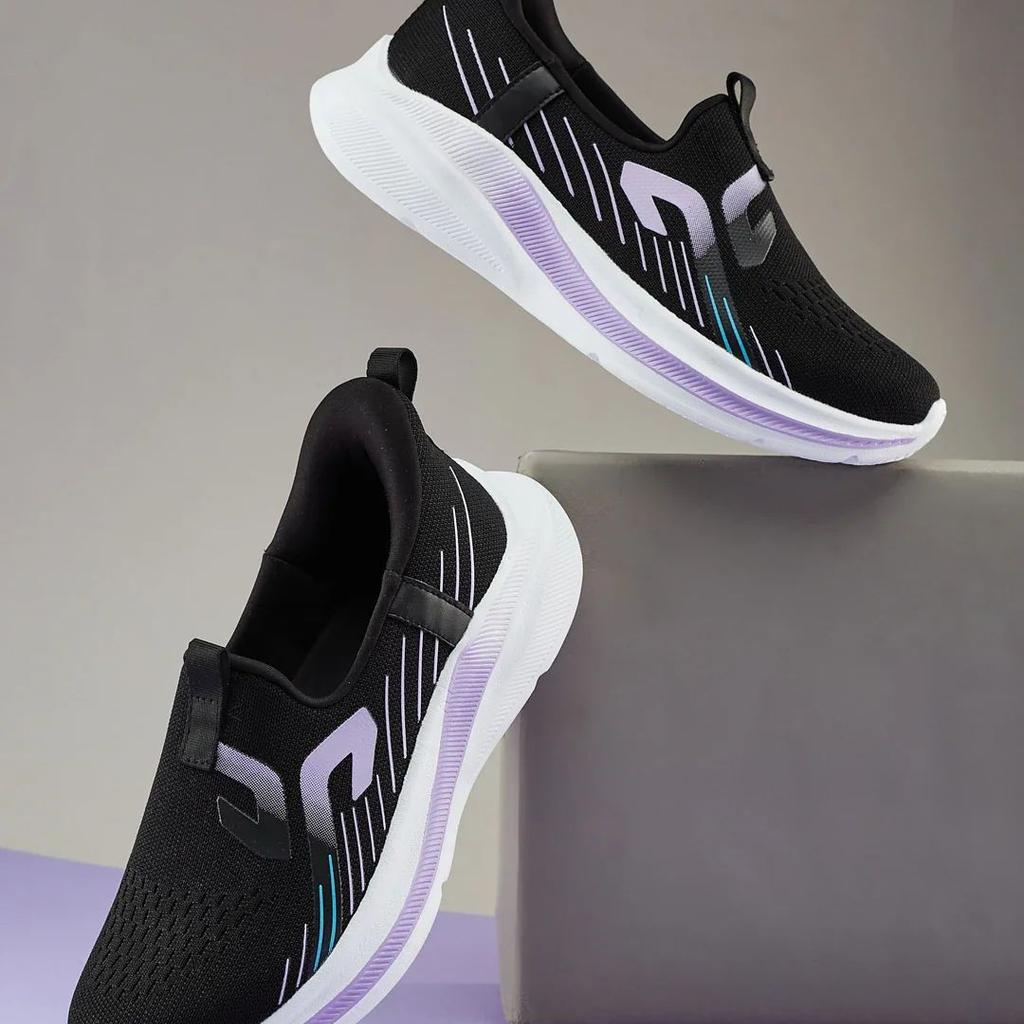 DAVO Black Women's Walking Shoes