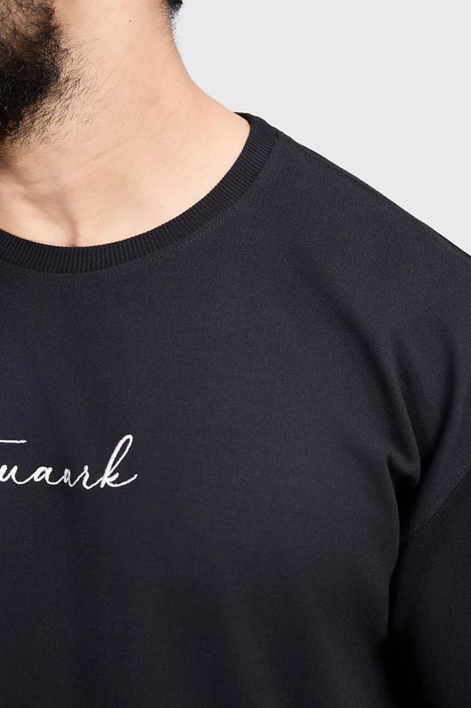 Bold Oversized T-shirt Black — photo 4
