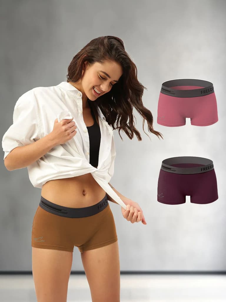 Women's Micro Modal Boy Shorts (Pack of 3) — photo 12