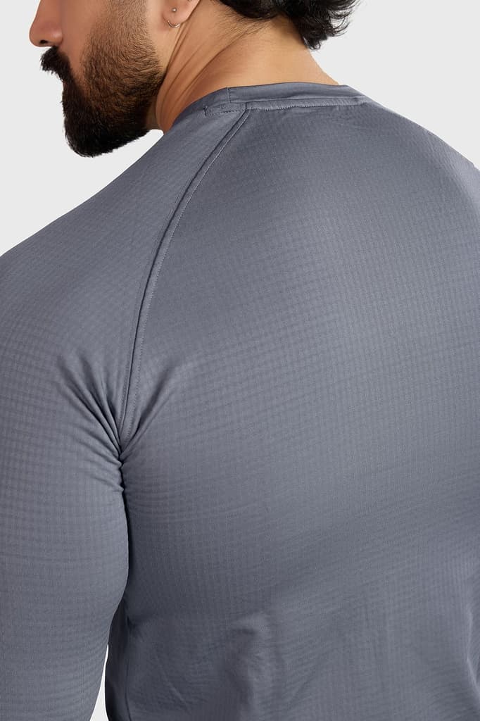 Midnight Fullsleeves T-shirt Light Grey — photo 4