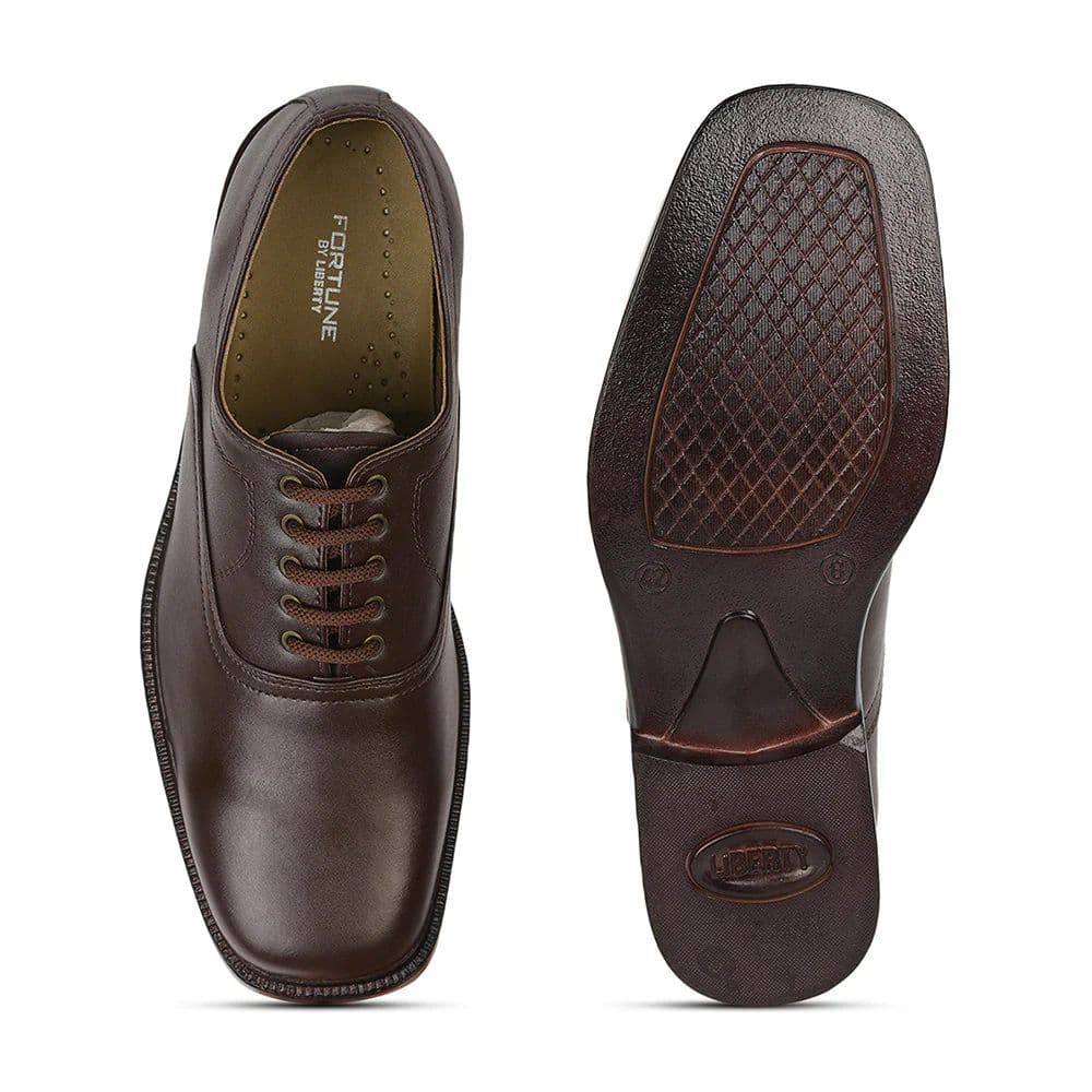 Fortune (Brown) Formal Lace Up Shoes For Men 7139-02 By Liberty — photo 4