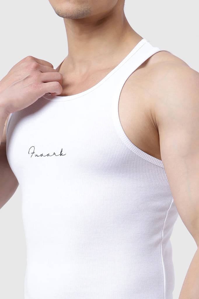 Ribbed Tank White — photo 3