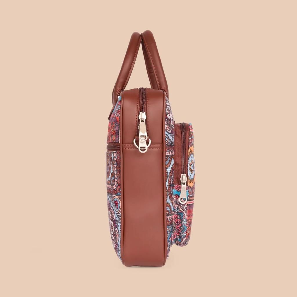 Multicolor Mandala Print Laptop Bag — photo 7