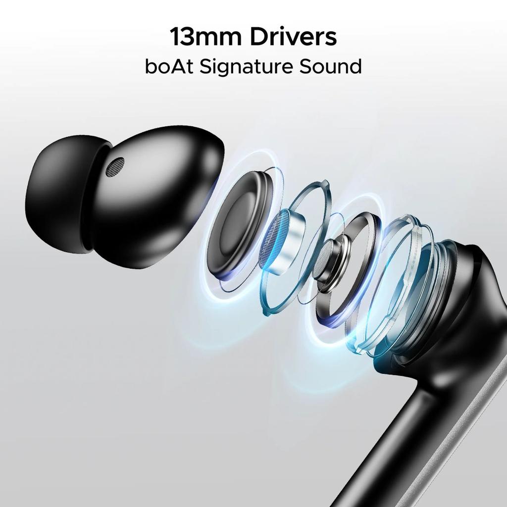 boAt Airdopes 111v2 | Wireless Earbuds with 50H Playback, Bluetooth v5.4, IWP™ Technology, 13mm Drivers — photo 5