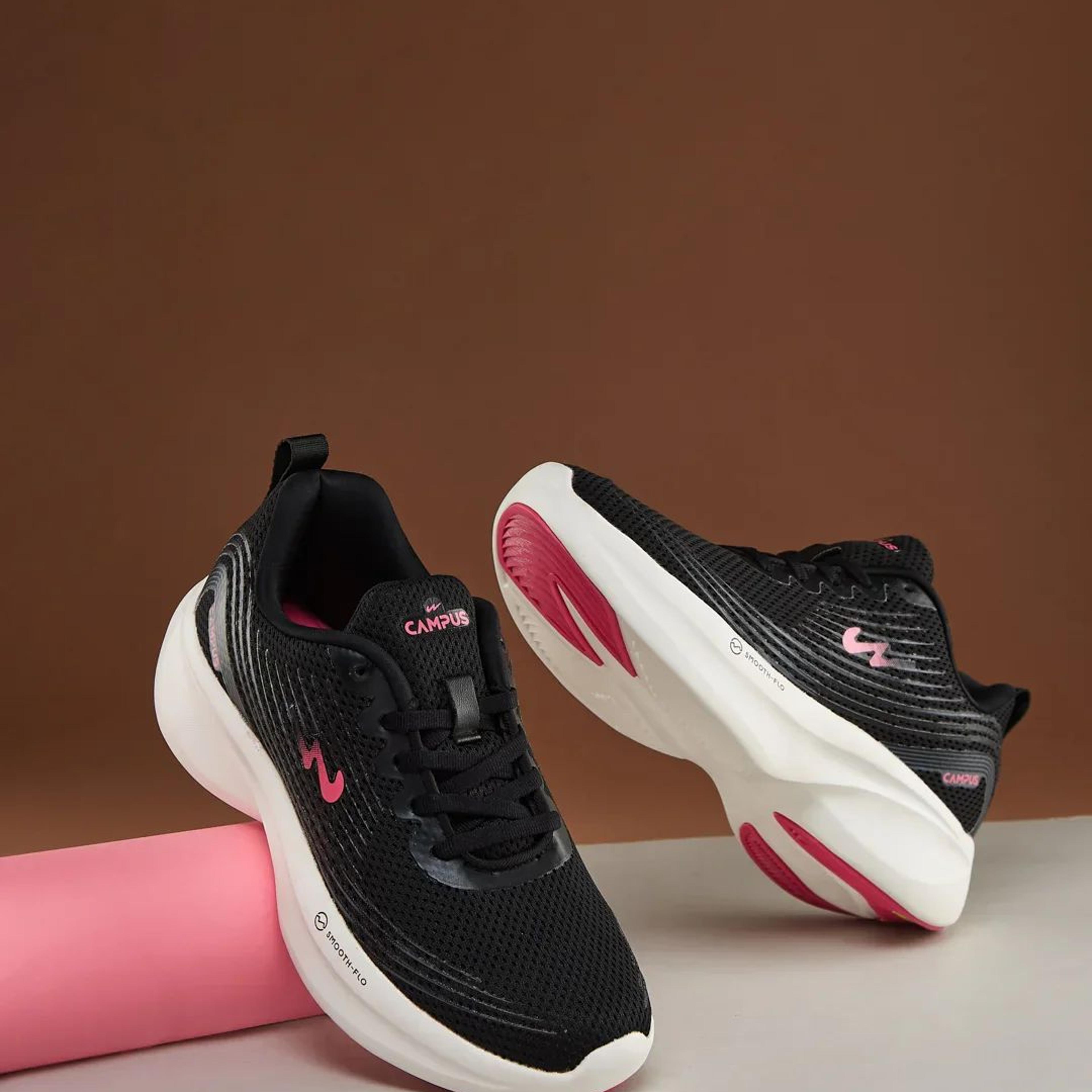 CAMP-LEX Black Women's Running Shoes