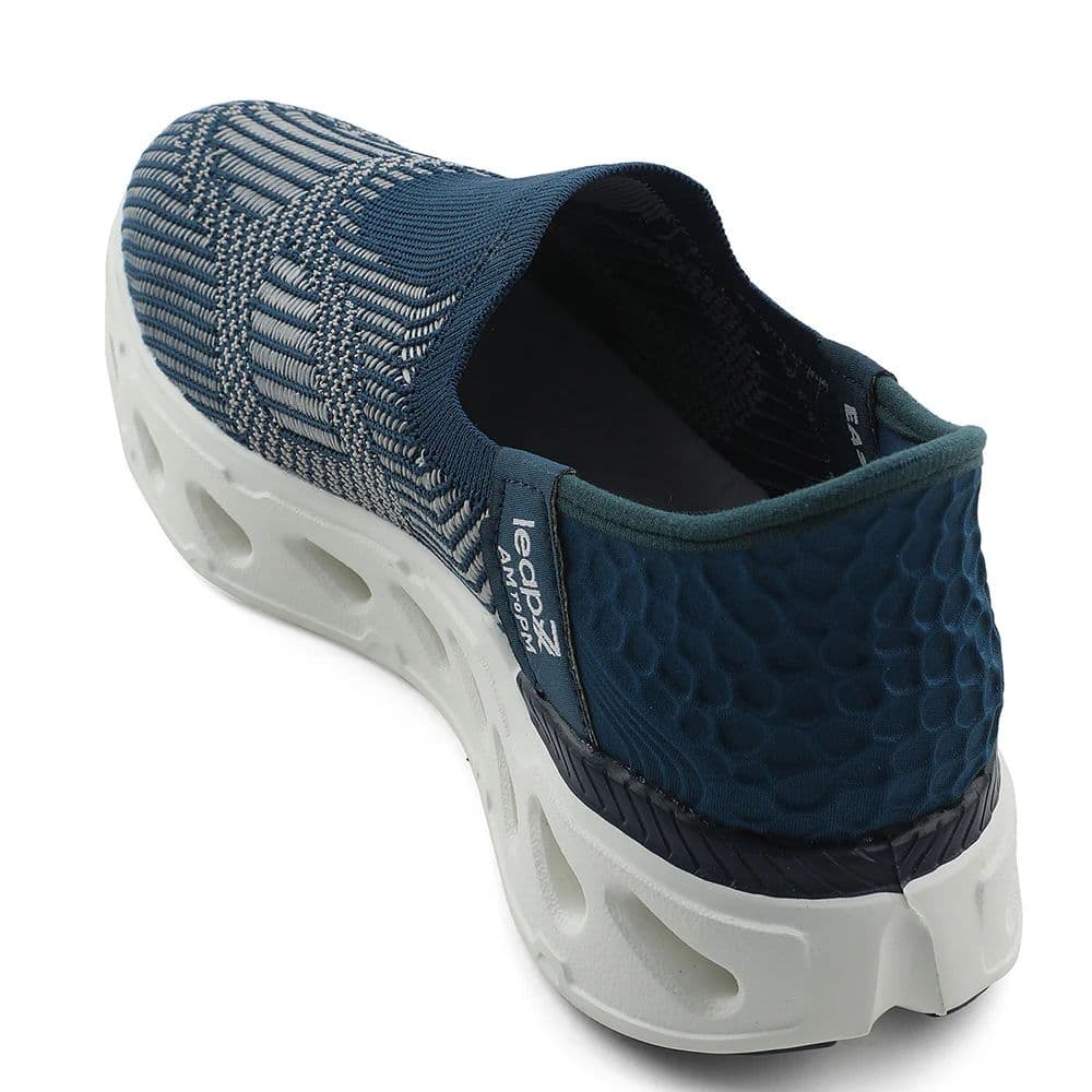 Leap7x Teal Blue Sports Walking Shoes For Men AIRFLOW-1 By Liberty — photo 4