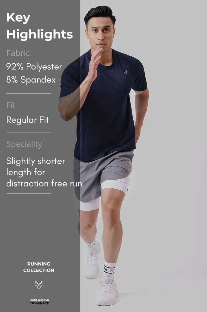 Ember Running T-shirt Navy — photo 7
