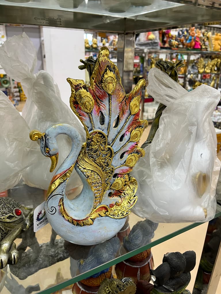 Gold and Pink Dragon Mask | Mask | Ceramic | Gold and Pink