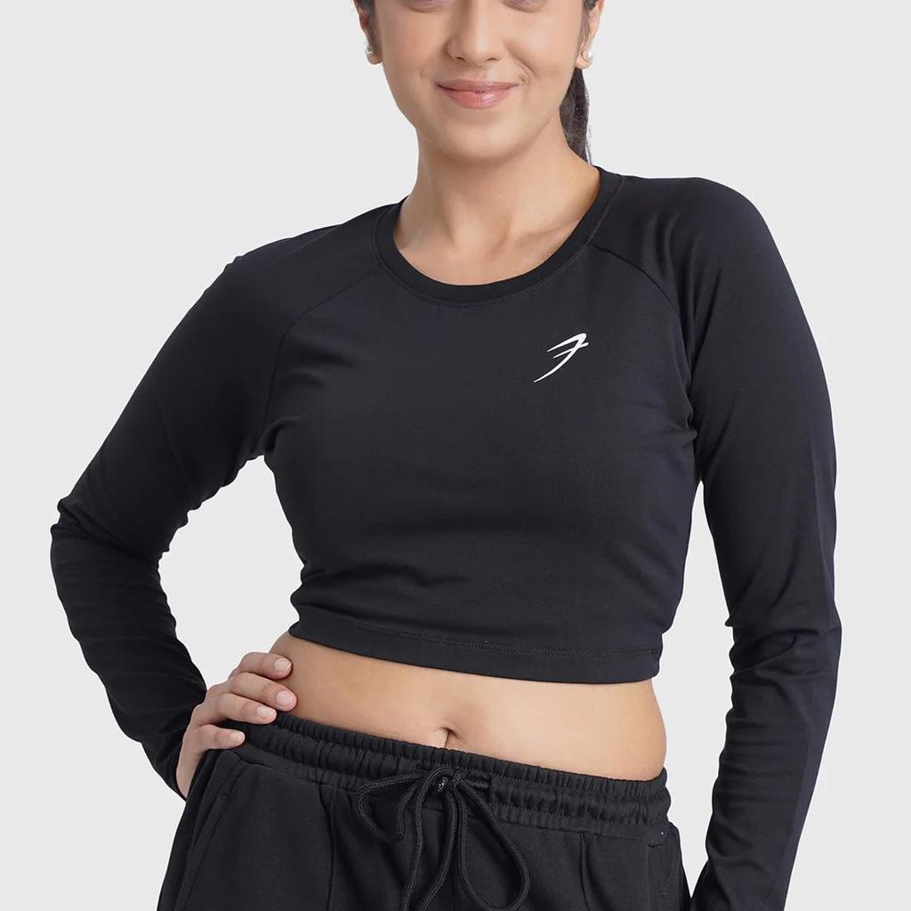Legacy Crop Top T-shirt Black