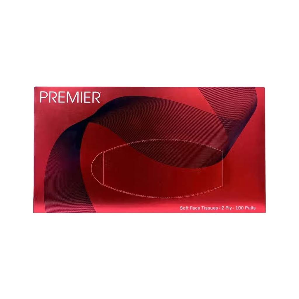 Premier Face Tissue Box 100 pulls | 2 ply — photo 2